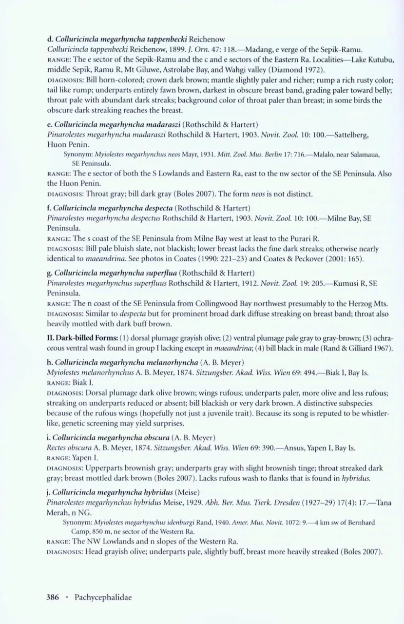 Birds of New Guinea - Distribution, Taxonomy, and Systematics