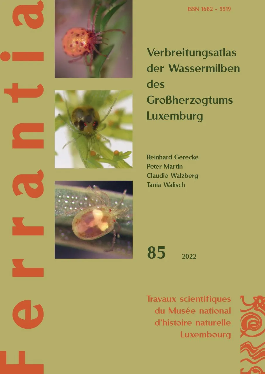 Verbreitungsatlas der Wassermilben des Großherzogtums Luxemburg - Ferrantia, Volume 85