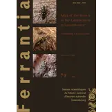 Atlas of the Insects of the Grand-Duchy of Luxembourg: Coleoptera, Cerambycidae - Ferrantia, Volume 79