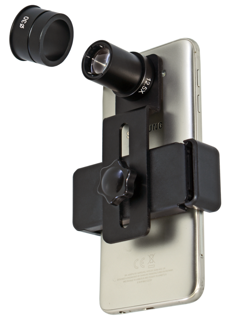 Mobiltelefon-Okularadapter für die Mikroskopie