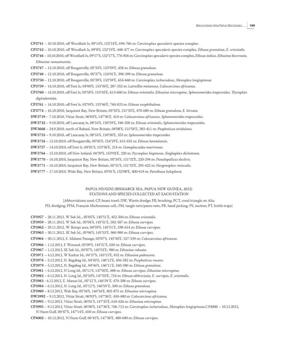 Tropical Deep-Sea Benthos Volume 31 - Deep-Sea Crustaceans from Papua New Guinea