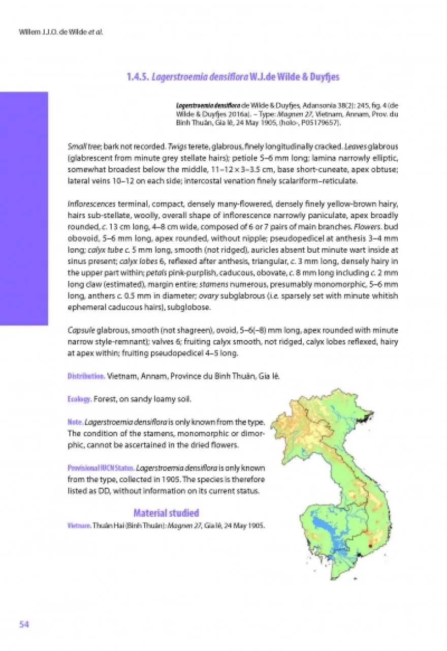 Lythraceae – Podostemaceae. Flora of Cambodia, Laos and Vietnam