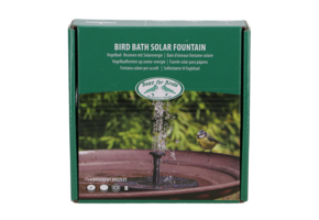 Bird bath solar fountain