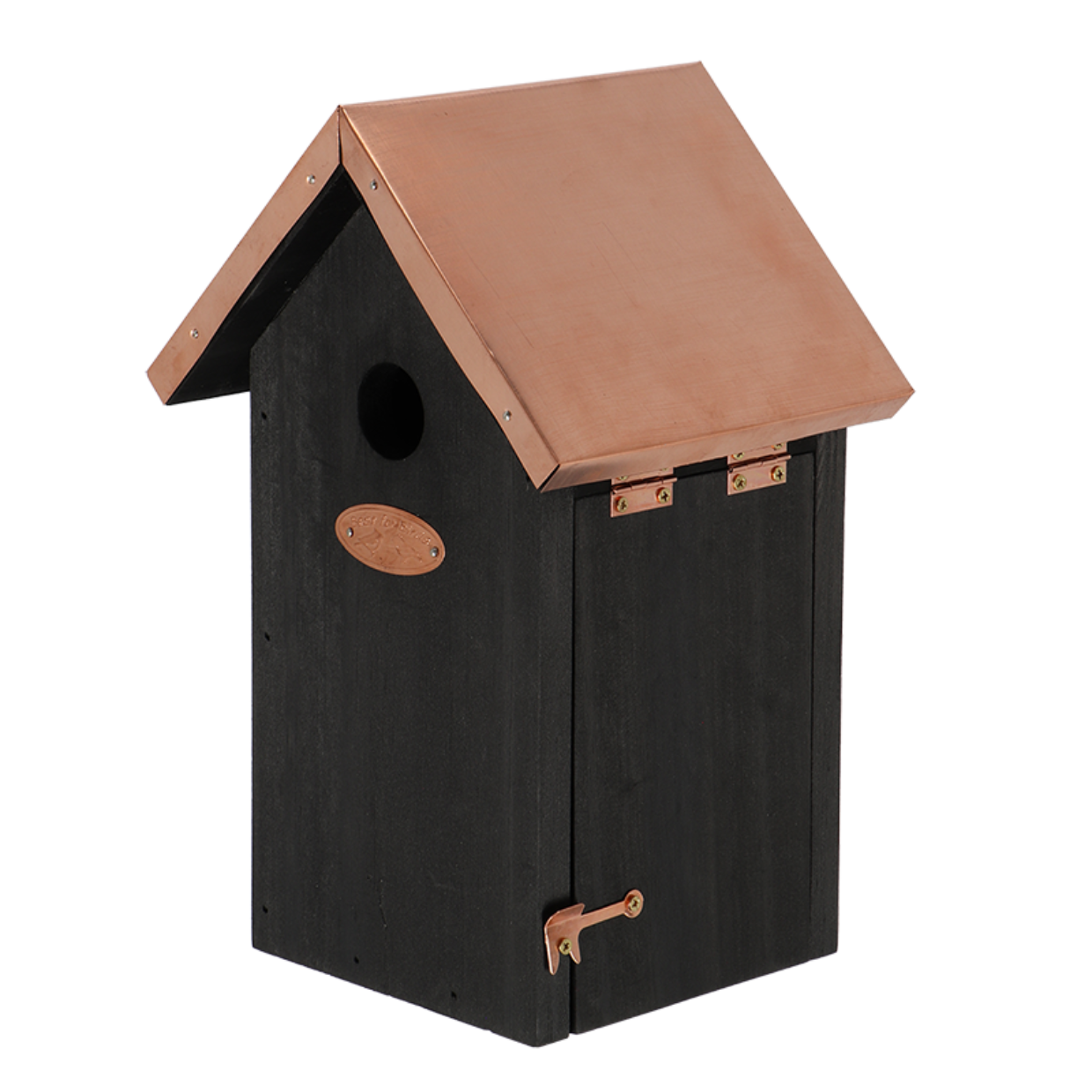 Bird house black copper blue tit