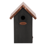 Nistkasten Blaumeise schwarz Kupfer