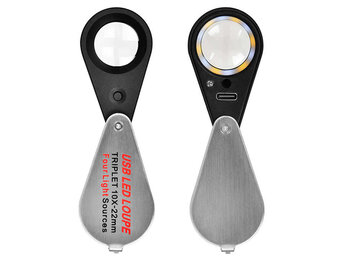 Inslagloep Triplet 10x LED en UV Verlichting USB