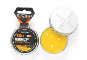 Exotac CandleTIN bijenwas noodkaars 12 uur