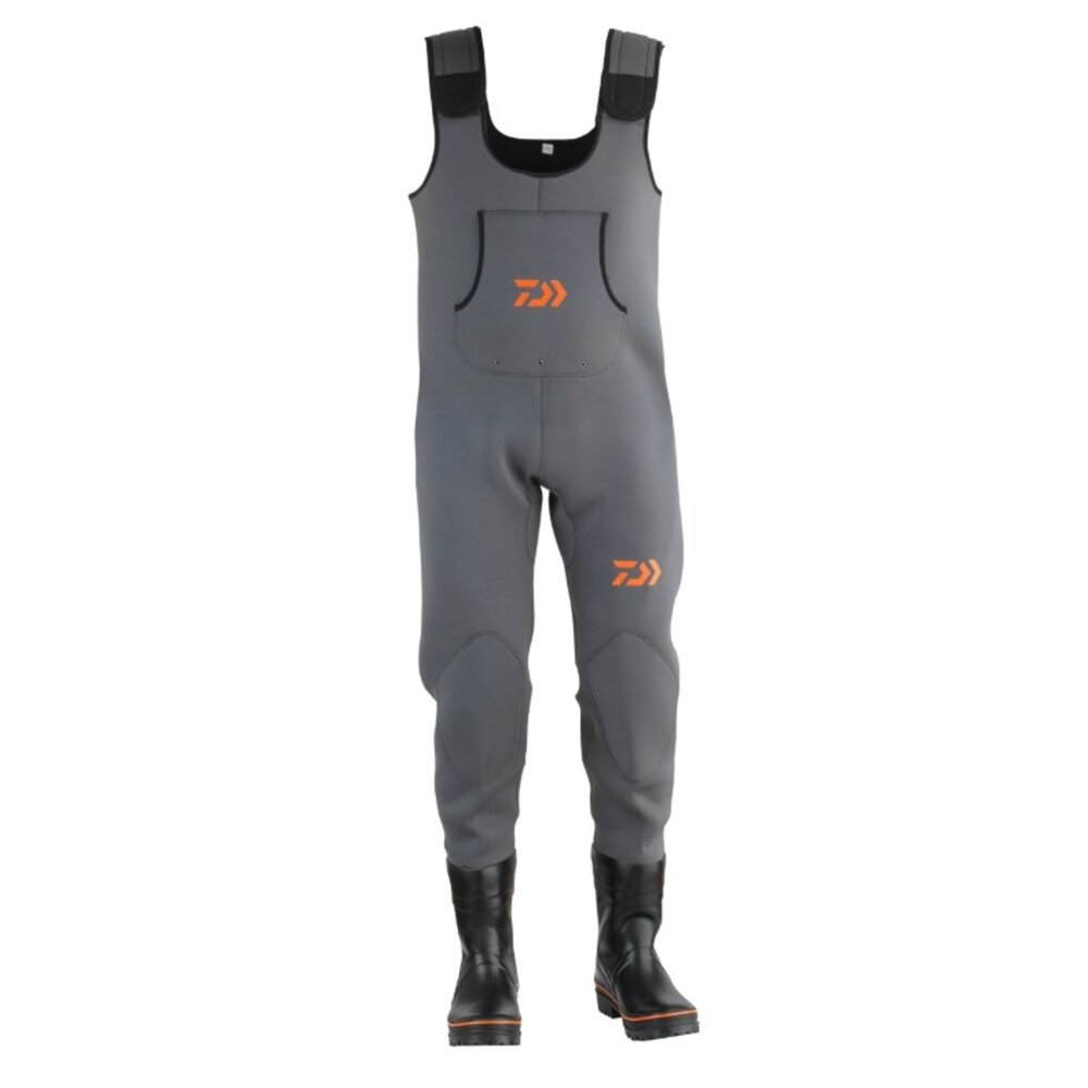 Daiwa D-Vec Berretto Invernale Lavorato A Maglia - Nero/Rosso, Taglia Unica