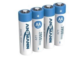 Ansmann NiMH Premium maxE 2850mAh AA - 4 pack