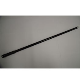 1-delige Netstok zwart vinyl 70 cm