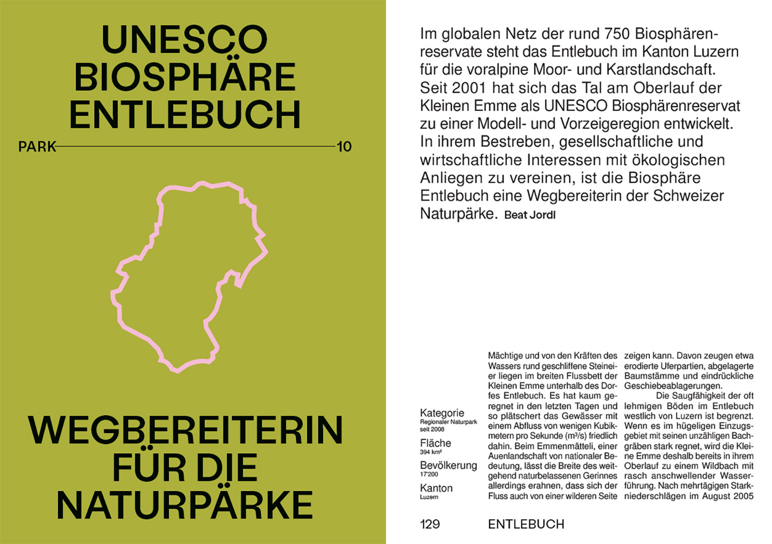 Die Schweizer Pärke - Vielfältige Landschaften und gelebte Traditionen