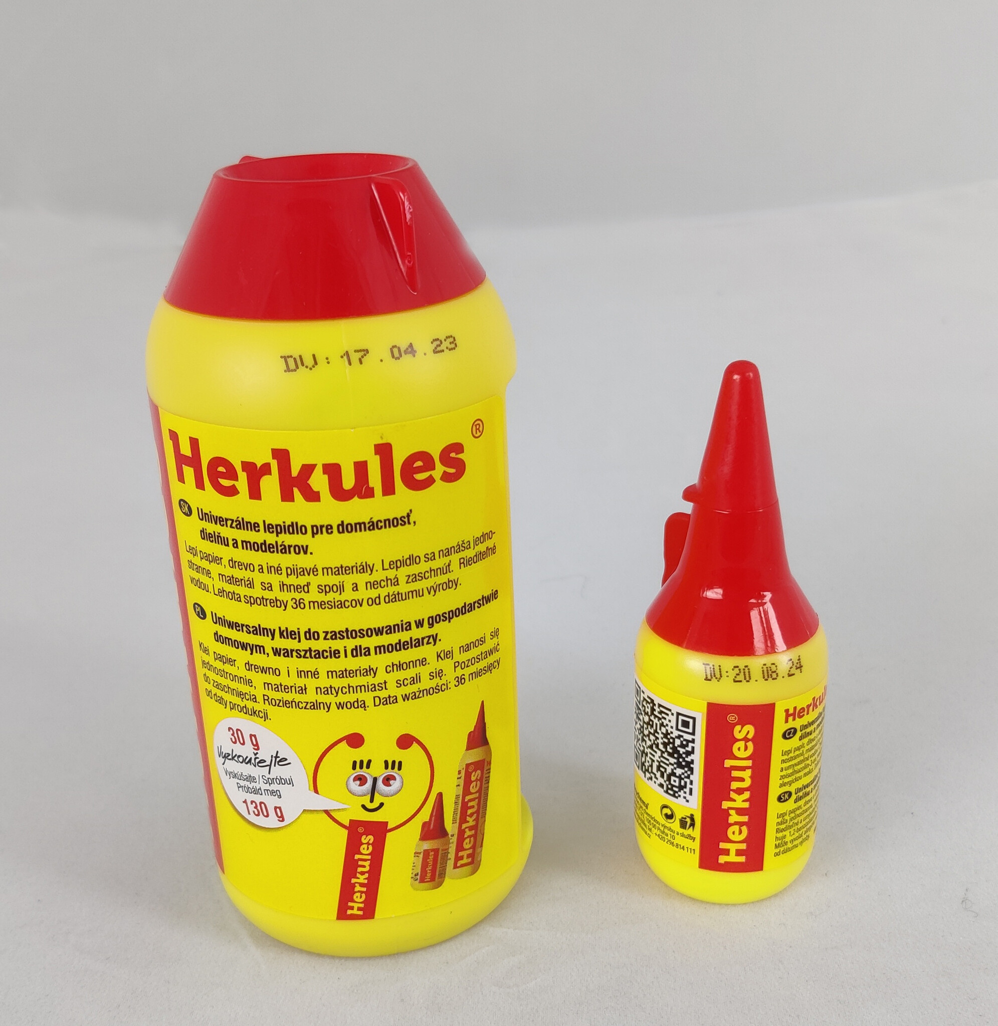 Bevestigingslijm Herkules - 30 gram en 250 gram