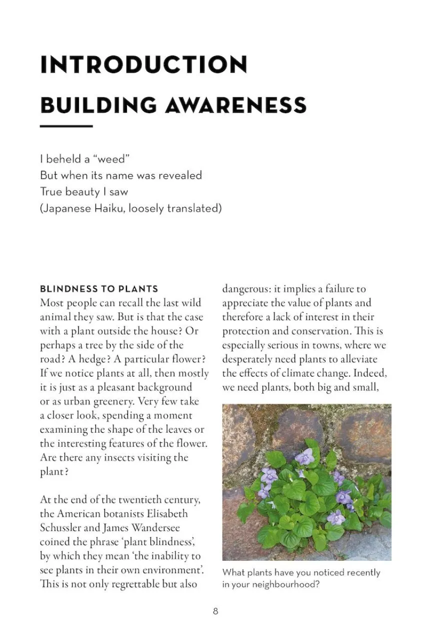 A Field Guide to Urban Plants - Common Species of Pavements, Walls and Waste Ground
