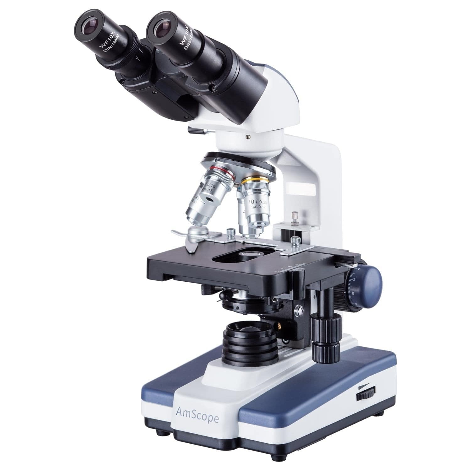 AmScope B120 Series LED Binocular Compound Microscope