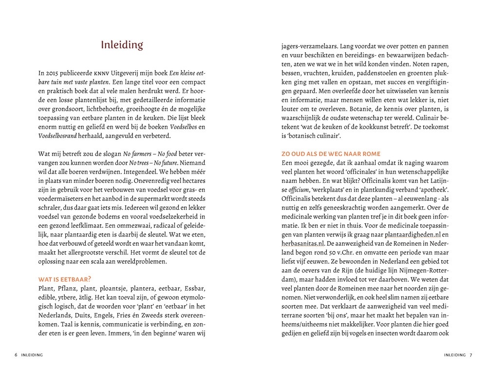 Eetbare planten; Meer dan 300 soorten vaste planten, zelfzaaiende planten en kweekbare paddenstoelen