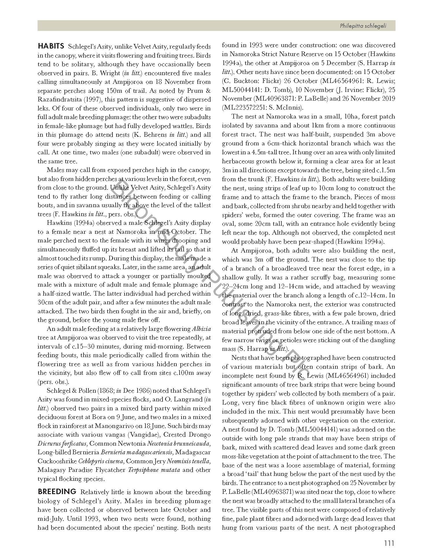 Pittas, Broadbills and Asities - Second Edition