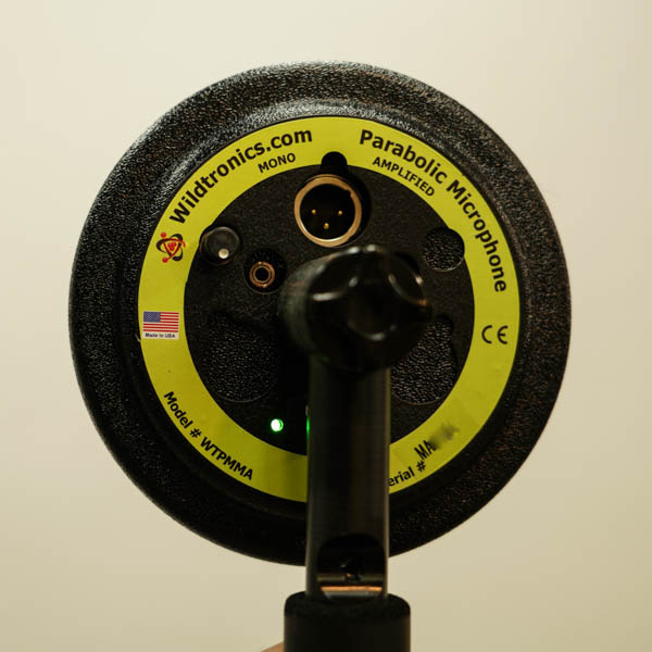 Wildtronics Amplified Pro Mono Parabolic Microphone with 1.5 mm Dish