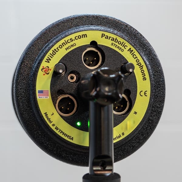 Wildtronics Amplified Pro Mono-Stereo Parabolic Microphone with 1.5 mm Dish