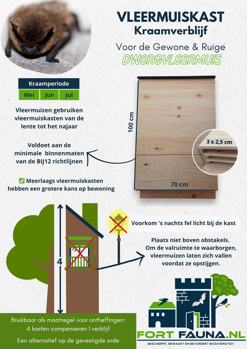 MBH Vleermuiskast kraamkast