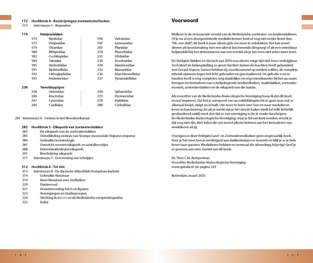 Veldgids Land- en zoetwatermollusken