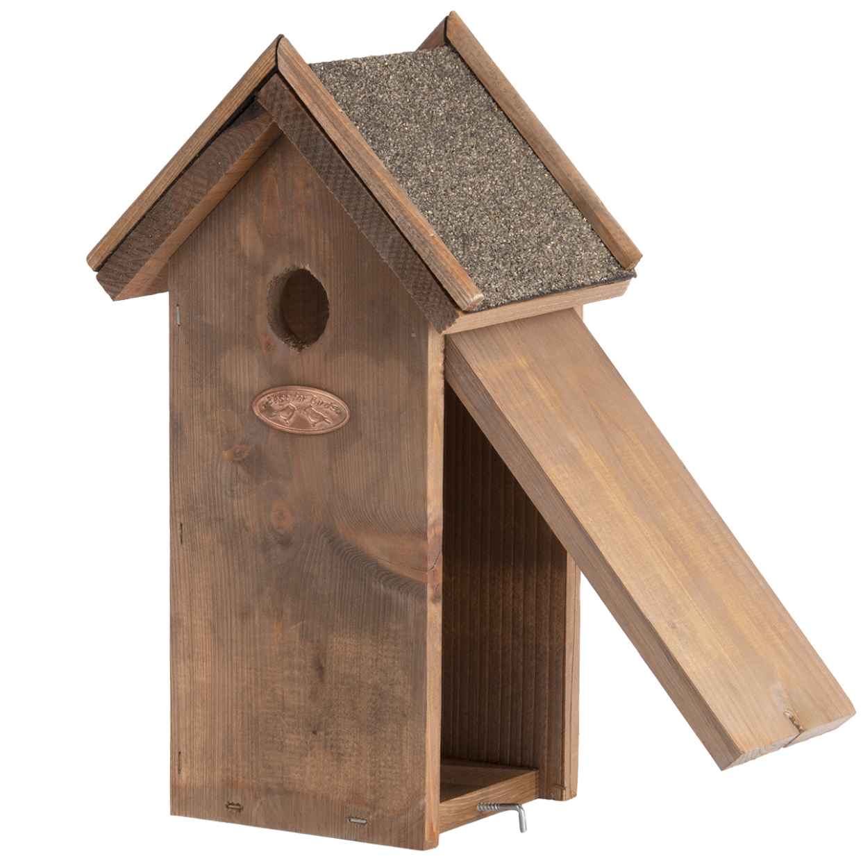 Nest box great tit bitumen roof