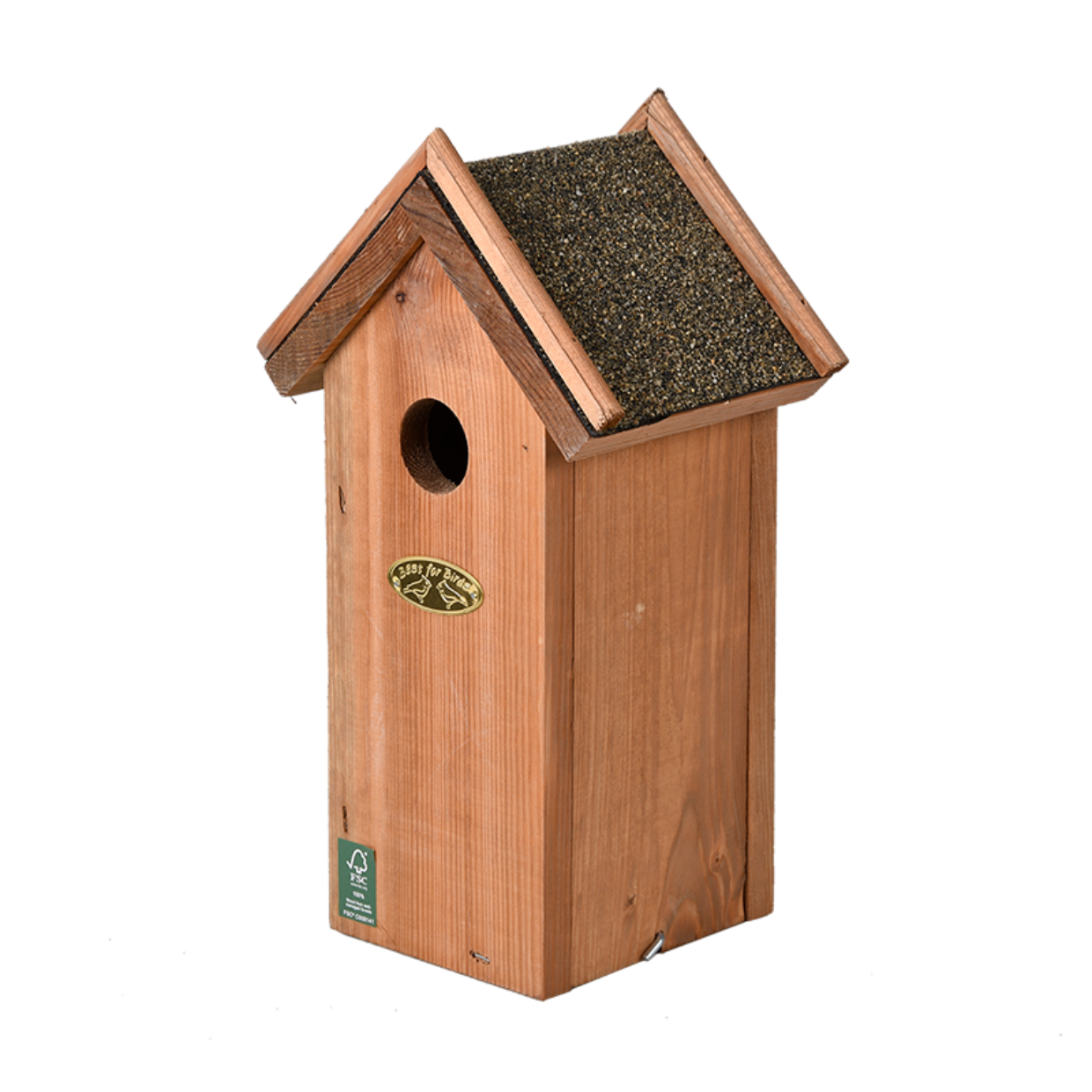 Nest box blue tit bitumen roof