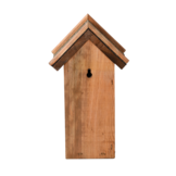 Nest box blue tit bitumen roof