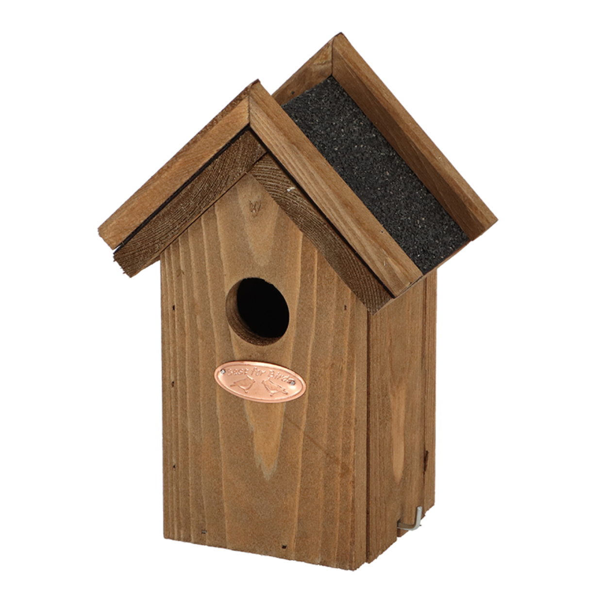 Nestkast winterkoning bitumen dak