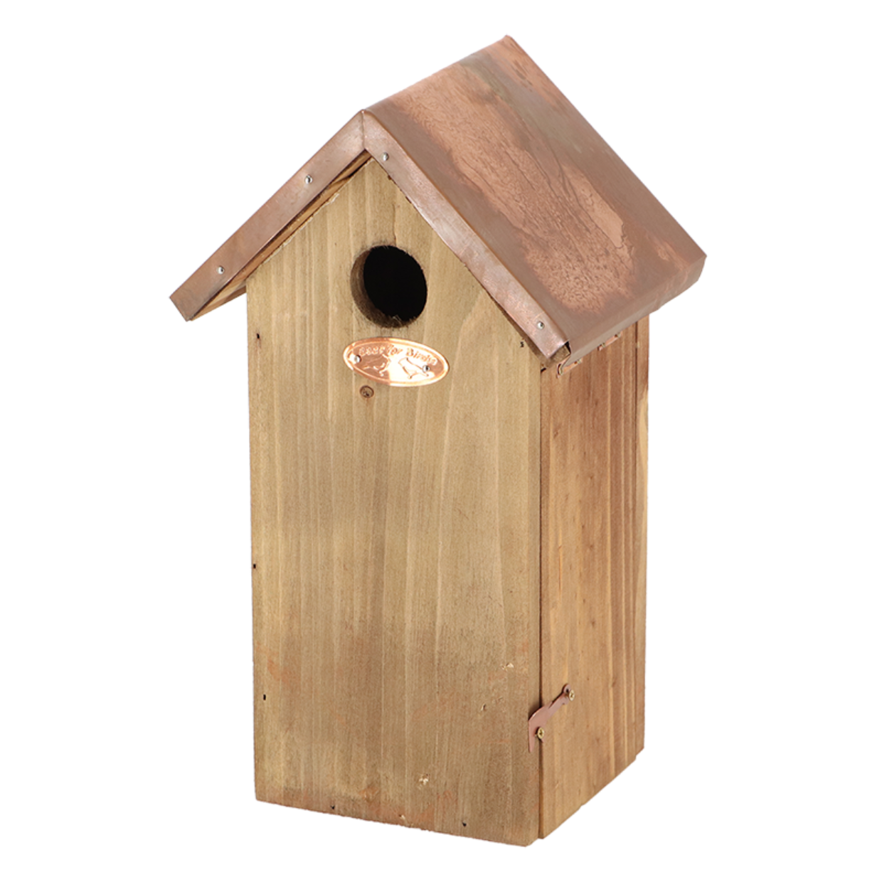 Nest box great tit copper roof