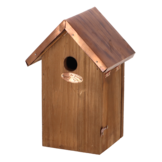 Nest box blue tit copper roof