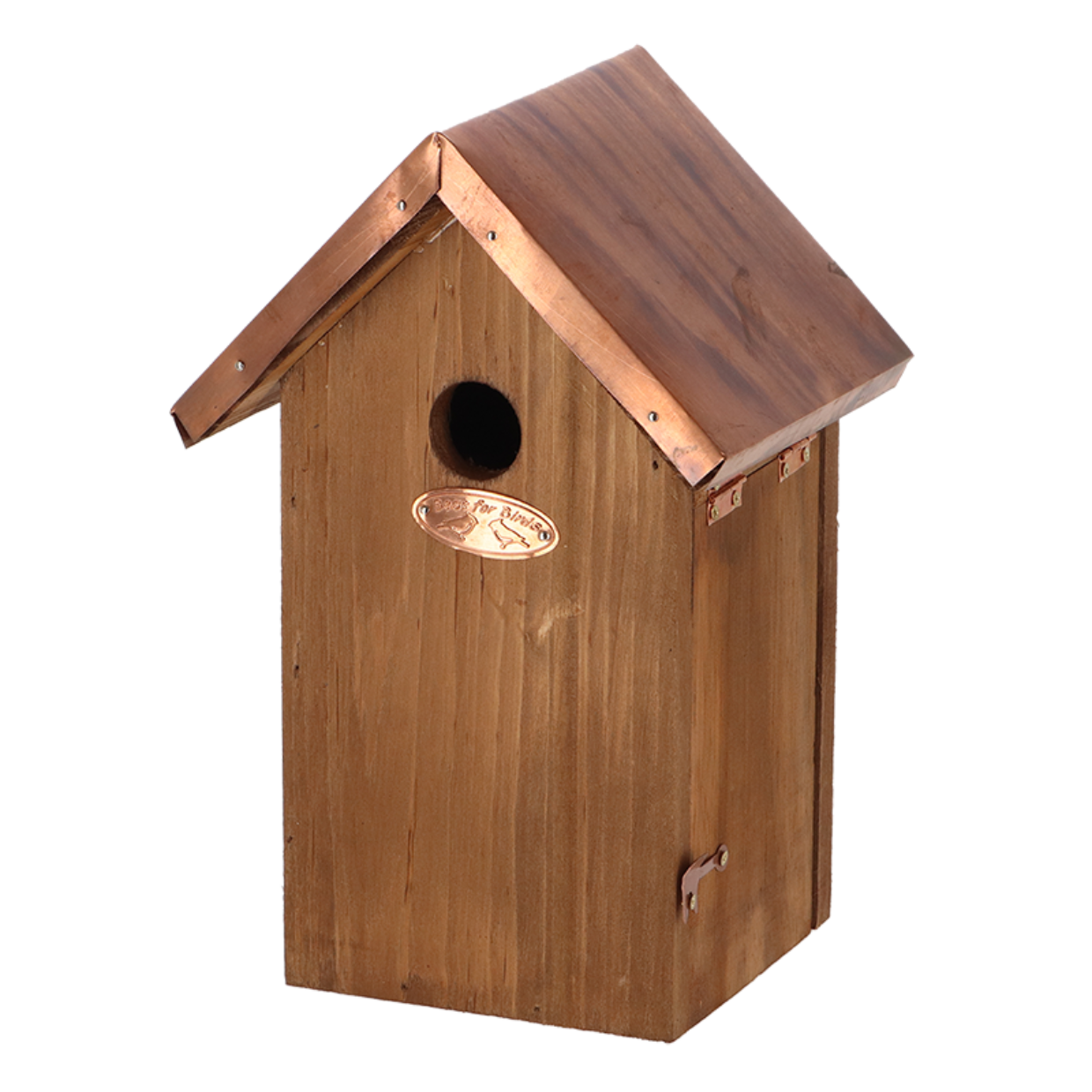 Nest box blue tit copper roof