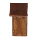 Nest box blue tit copper roof