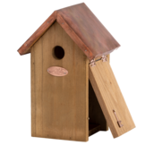 Nest box blue tit copper roof