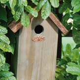 Nest box blue tit copper roof