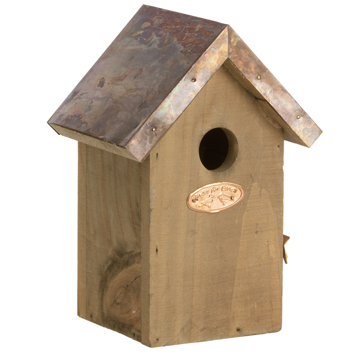 Nest box wren copper roof