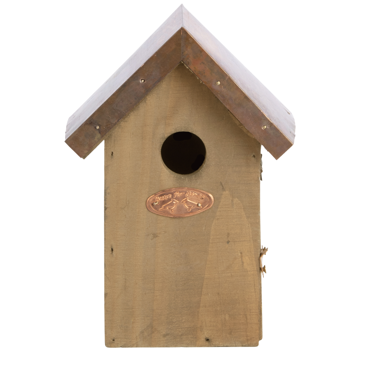 Nest box wren copper roof