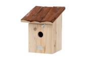 Bird house great tit bark roof