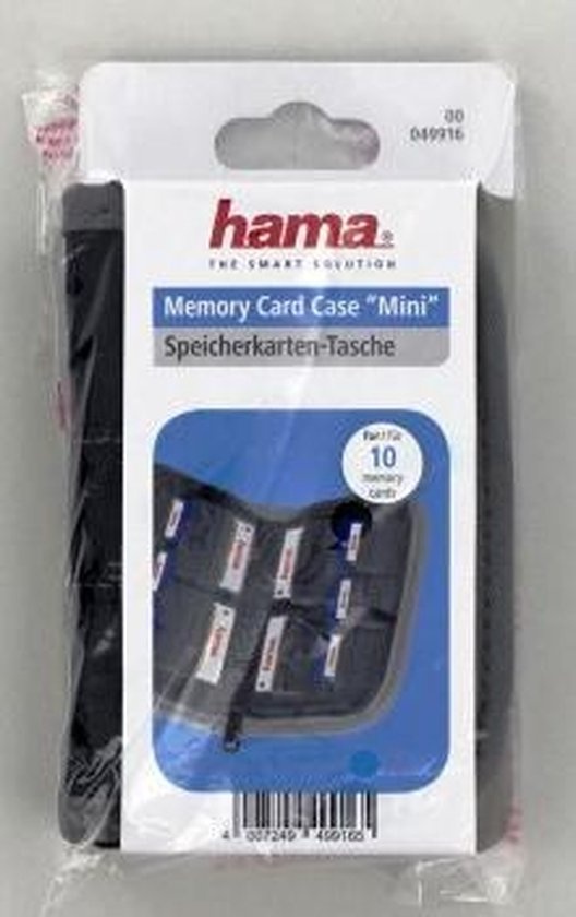 Hama Memory Card Case Mini, black / grey