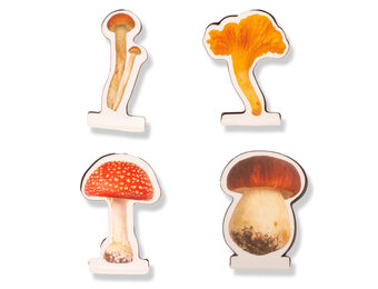 Kikkerland Mushroom Magnetic Bookmarks