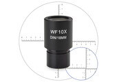Euromex BioBlue Weitwinkelokular mit Mikrometer, 10mm/100