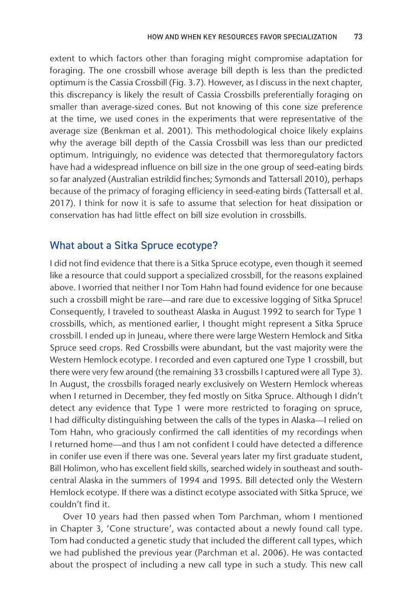 Crossbills and Conifers - One Million Years of Adaptation and Coevolution