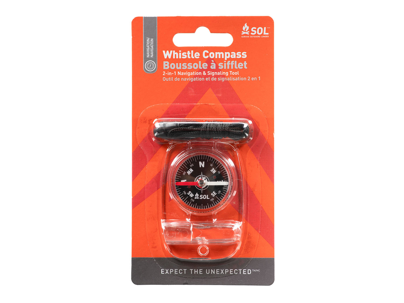 SOL Whistle Compass