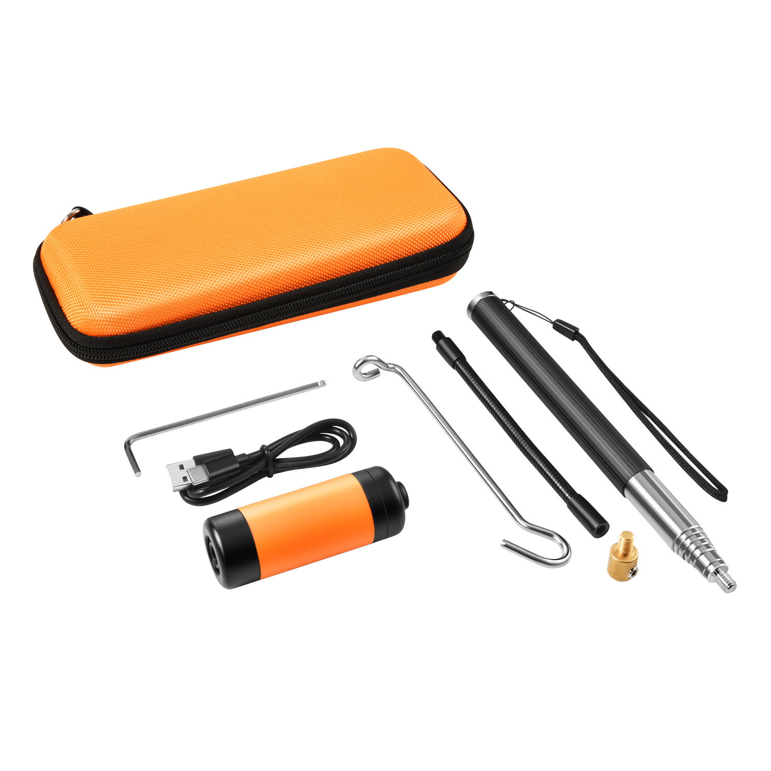 WiFi-Video-Endoskop mit 1m Teleskopstange