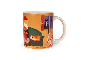 Kikkerland Cat Lady Morph Mug