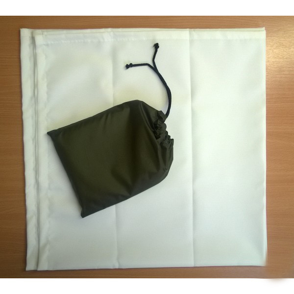 Doorzoeklaken en zak - 1m x 1m