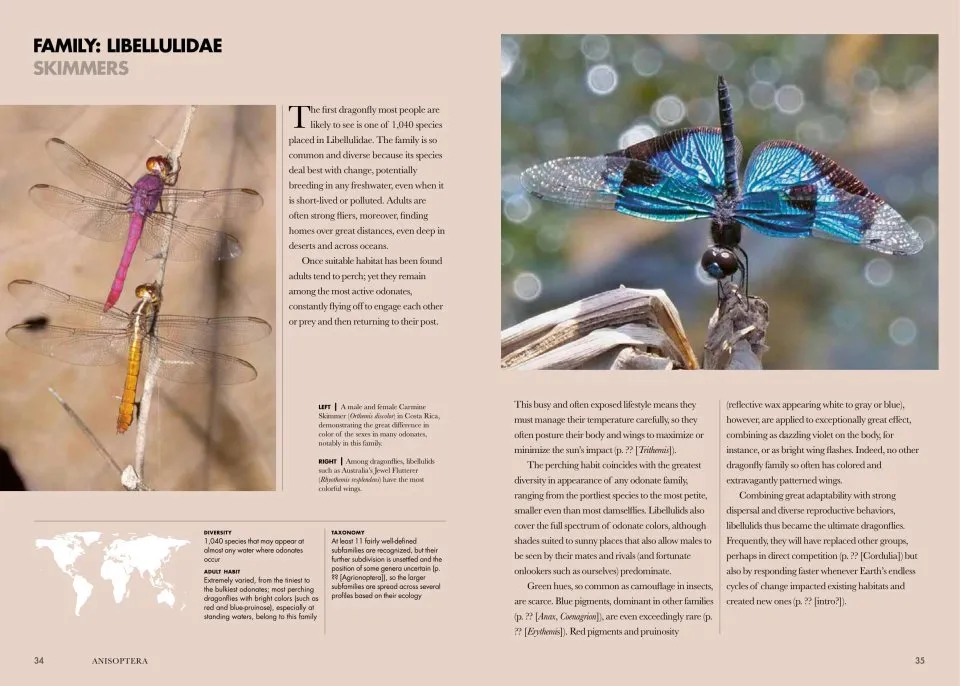 Dragonflies and Damselflies of the World - A Guide to Their Diversity