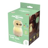 Ansmann Nachtlampje Uil Finn voor kinderen