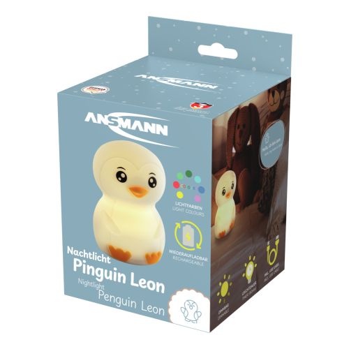 Ansmann Nachtlicht Pinguin Leon für Kinder
