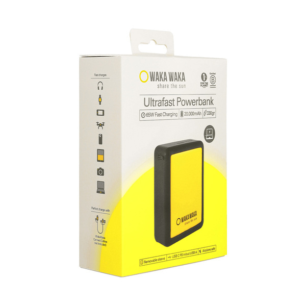WakaWaka Ultraschnelle Powerbank Power 20 20000 mAh