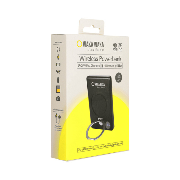 WakaWaka Draadloze Powerbank Power Pro 10000 mAh